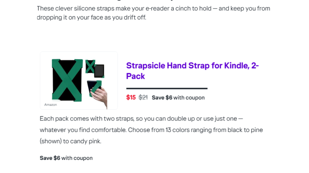 Strapsicle On Yahoo! Life