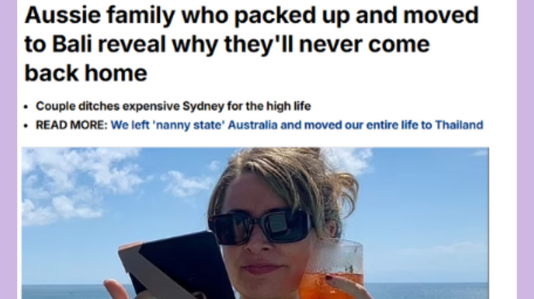 Strapsicle on Daily Mail Australia