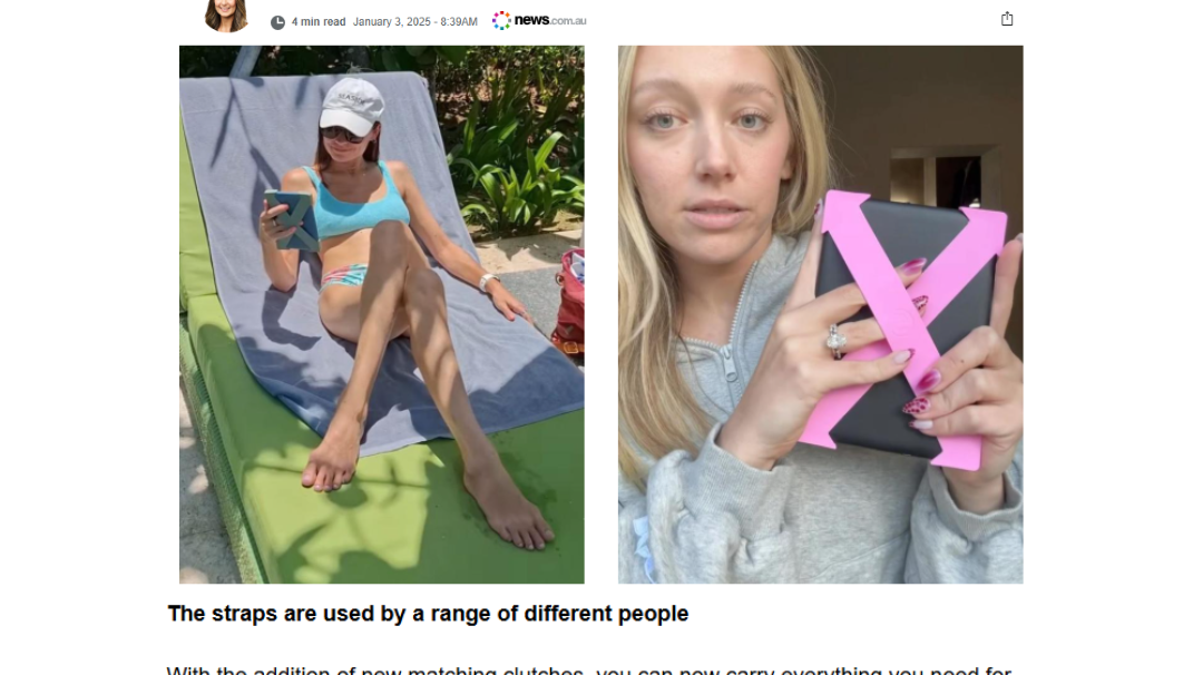 Strapsicle featured in news.com.au