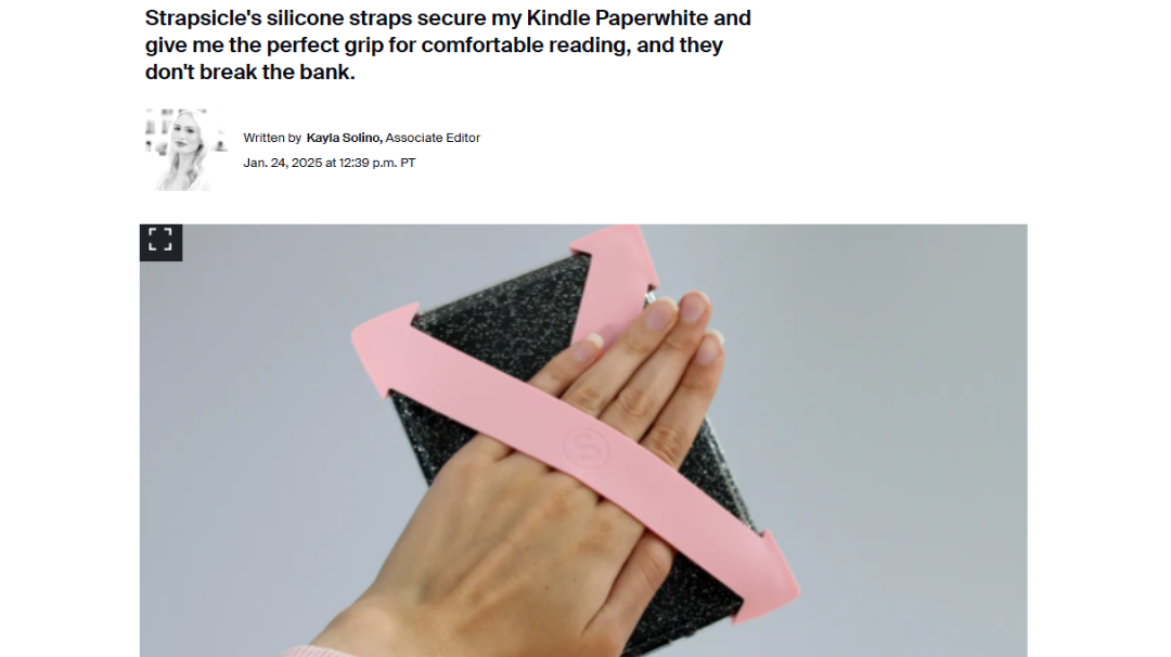 Strapsicle featured in ZDNET