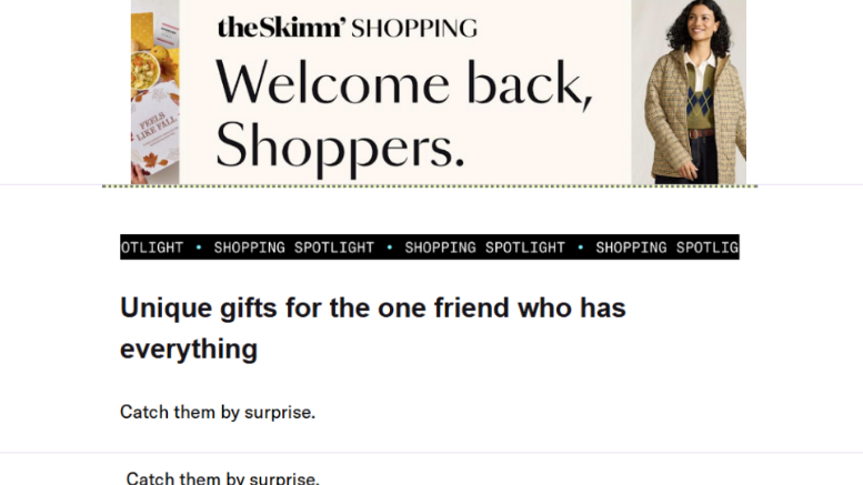Strapsicle featured in theSkimm