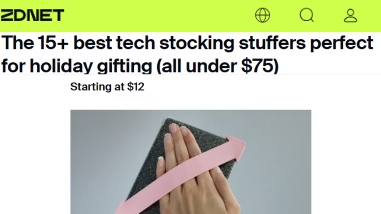 Strapsicle on ZDNET