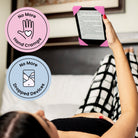 Candy Pink Kindle Straps - Set of Two | eReaders best companion for a comfy, secure grip that makes reading anywhere drop-free! - Buy Kindle Accessories Direct