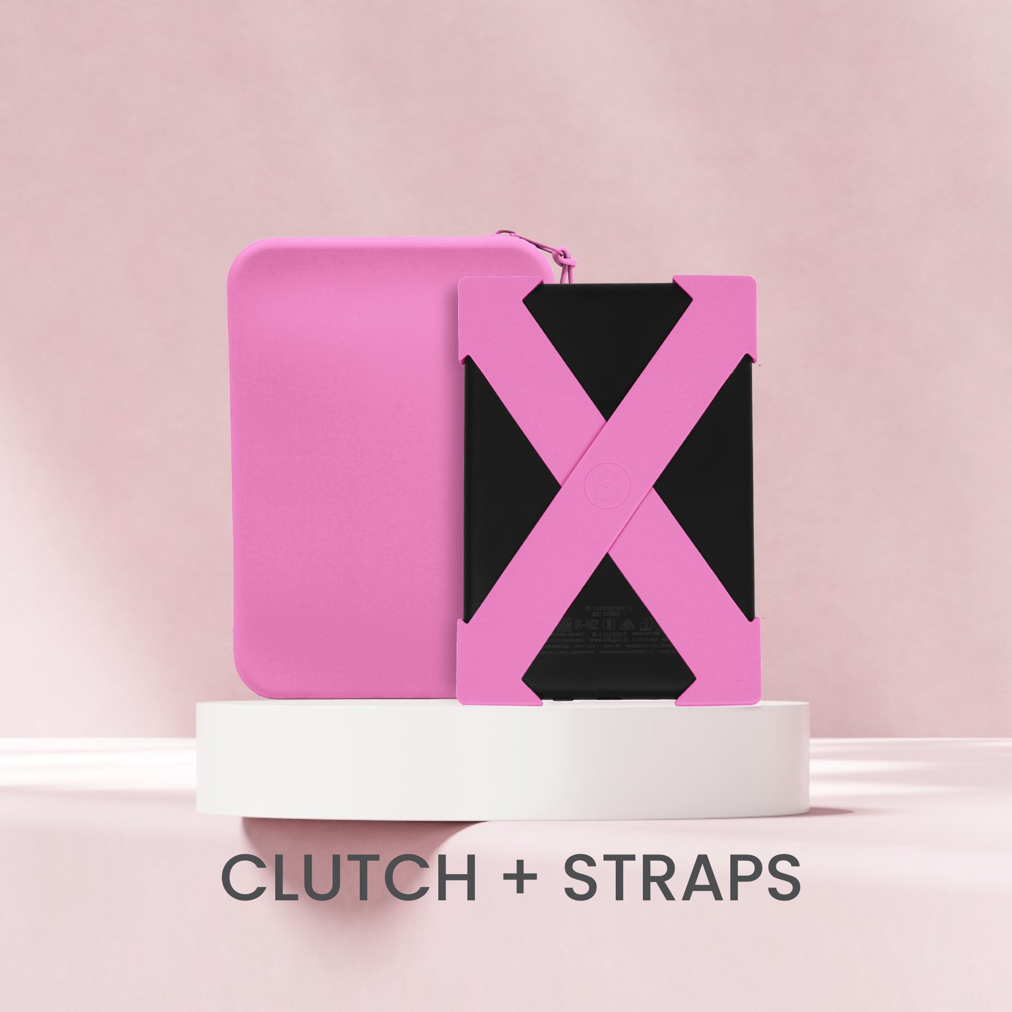 Clutch Bag with handle for handheld device and straps for holding your kindle or kobos without dropping them - Buy Kindle Accessories Direct