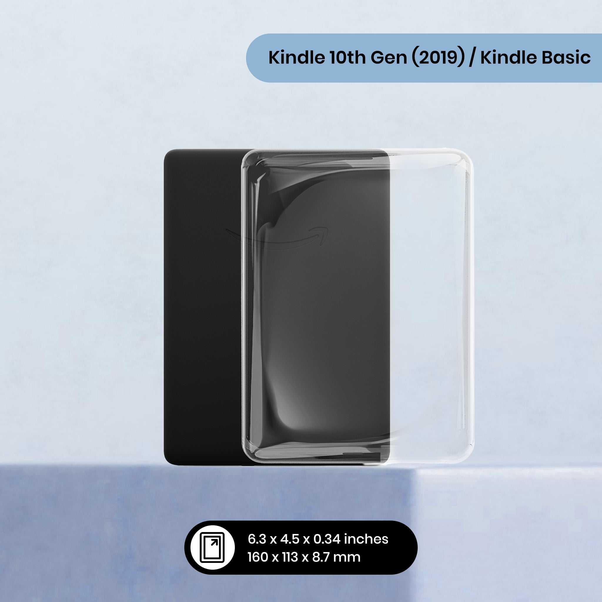 Clear Kindle Case fits perfectly over your Kindle - Buy Kindle Accessories Direct