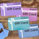 Strapsicle Gift Cards, Purple, Pink, Green and Blue, perfect gift card for your  favourite kindle accessories like Straps, Clutches or Clear Cases!