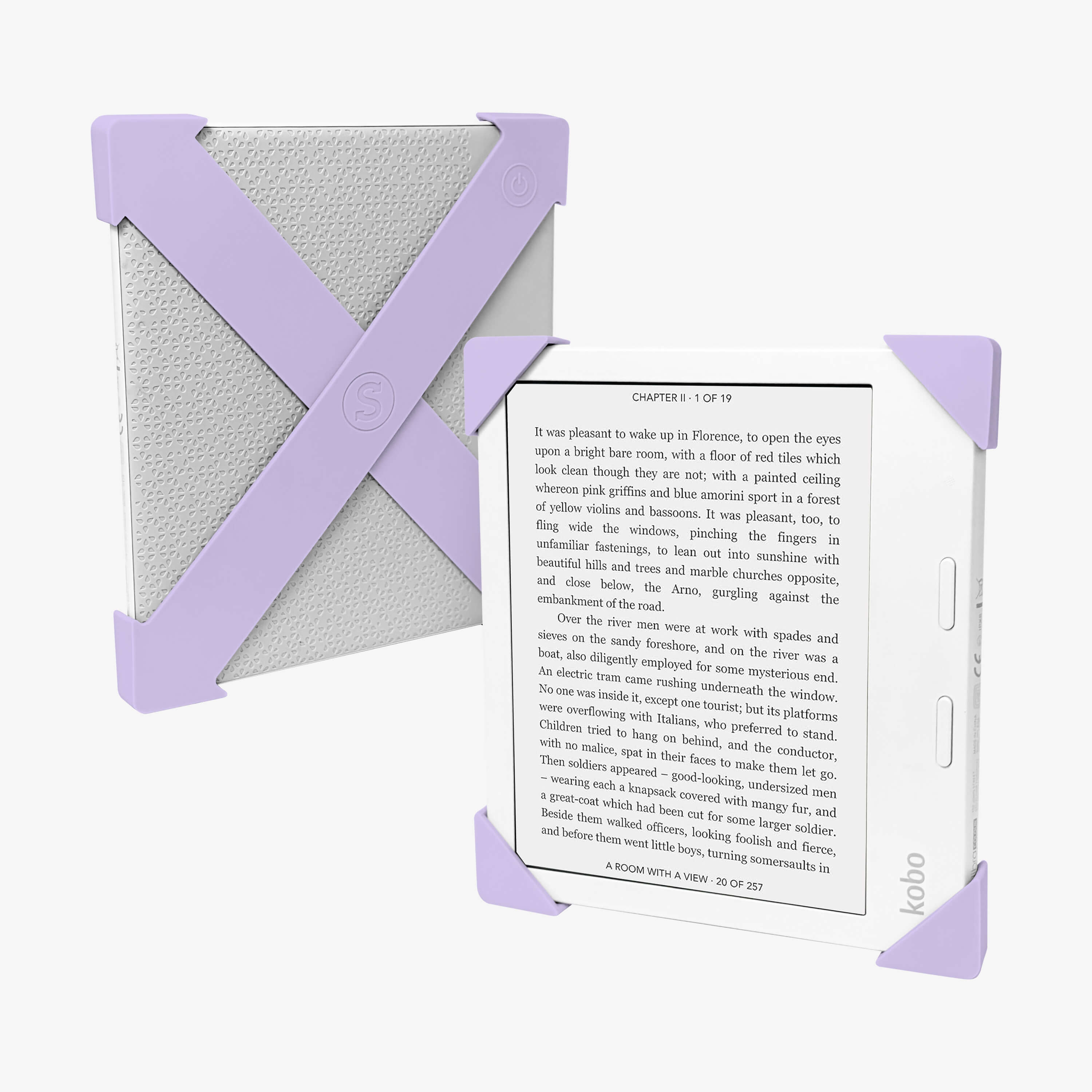 Lilac Kobo Straps - Set of Two | Buy Kindle Accessories Direct