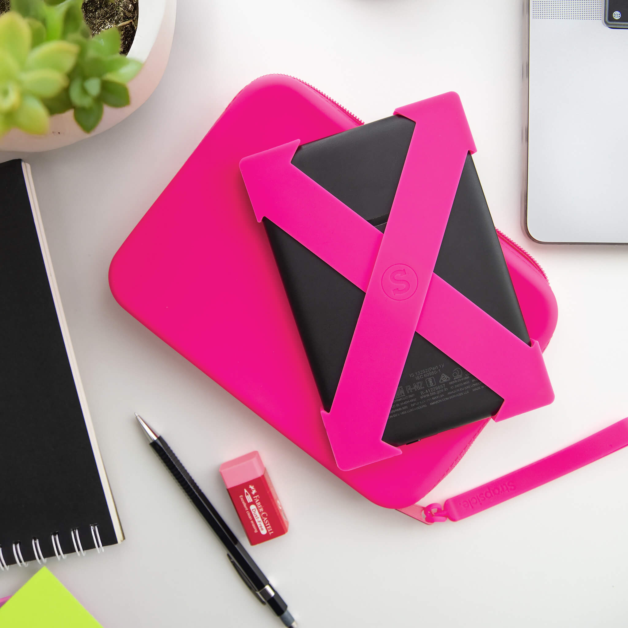 Strapsicle Neon Crush Kindle Straps and Neon Crush Clutch Kindle Bag with handle - Buy Kindle Accessories Direct