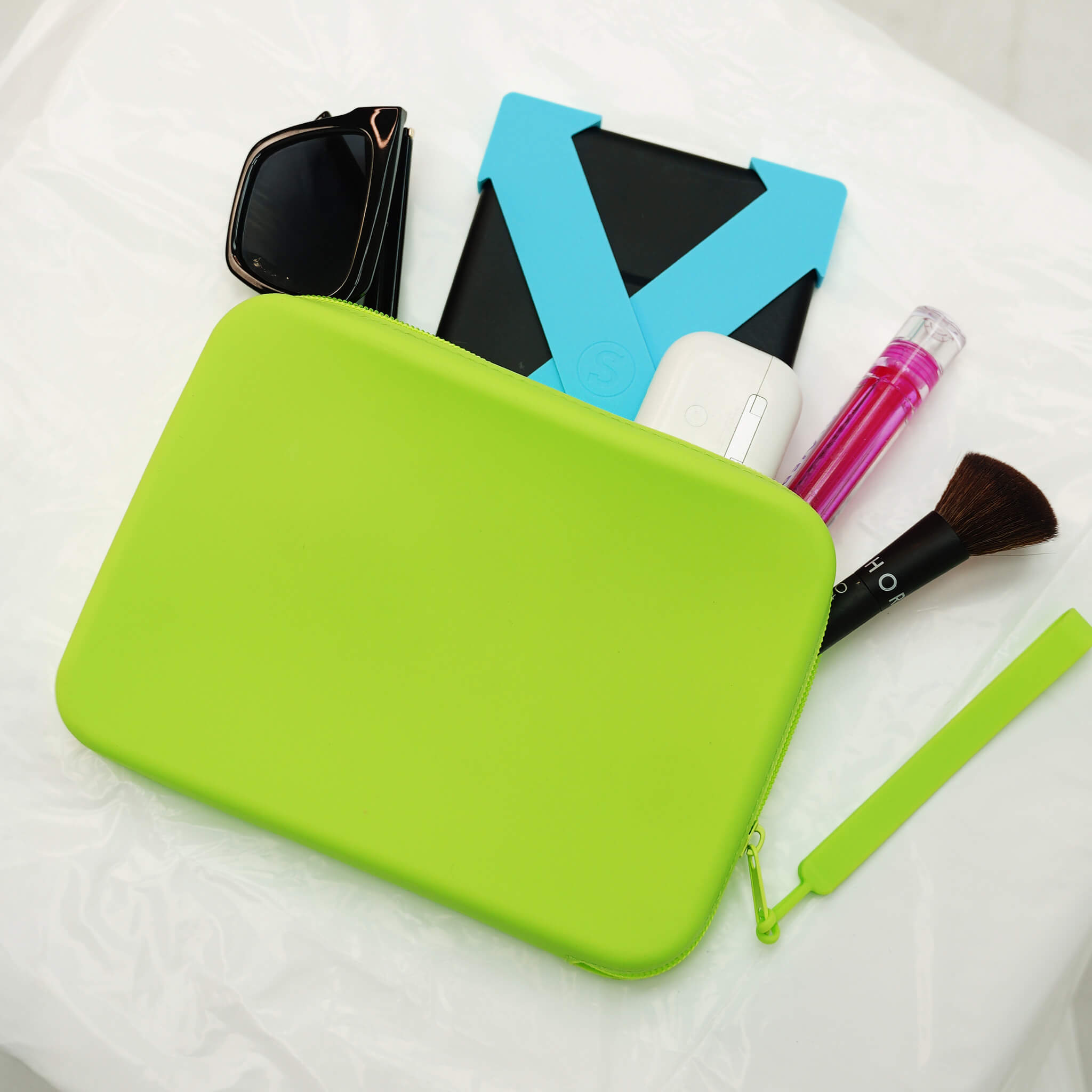 Strapsicle Neon Zest Kindle Straps and Neon Zest Clutch Kindle Bag with handle - Buy Kindle Accessories Direct