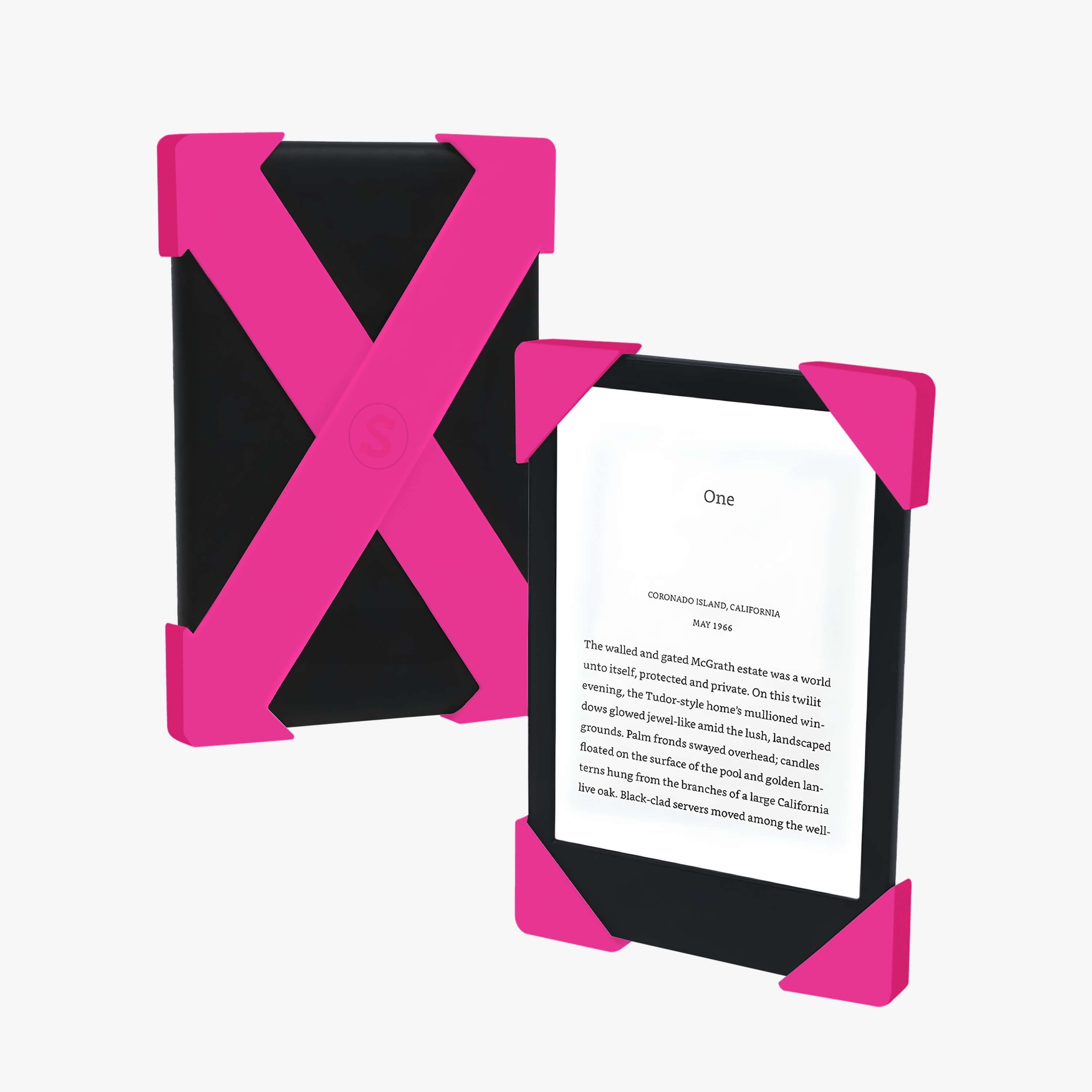 Neon Crush Kindle Straps - Set of Two | eReaders best companion for a comfy, secure grip that makes reading anywhere drop-free! - Buy Kindle Accessories Direct