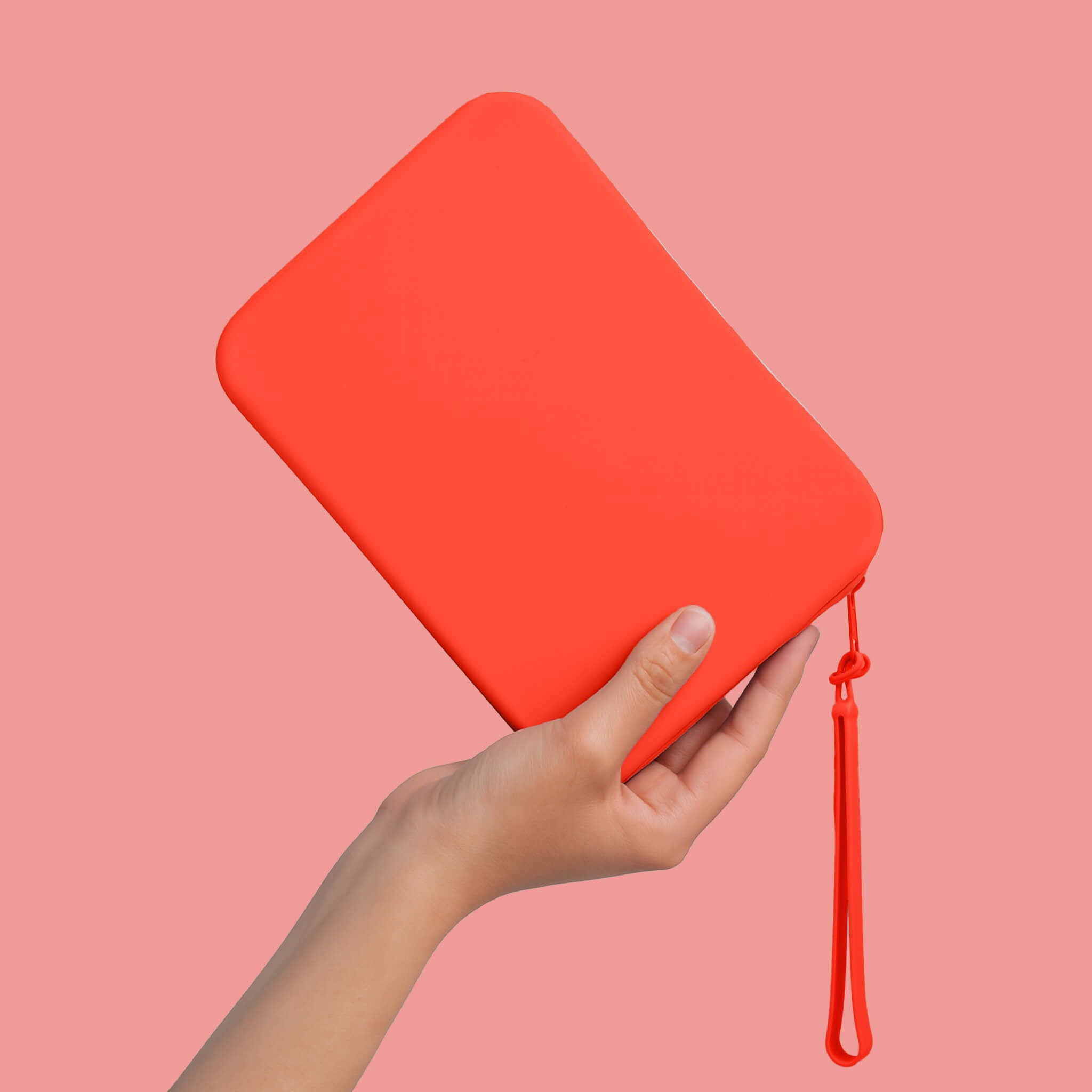 Neon Flame Strapsicle Clutch Kindle Bag with handle carrying handheld devices comfortably - Buy Kindle Accessories Direct