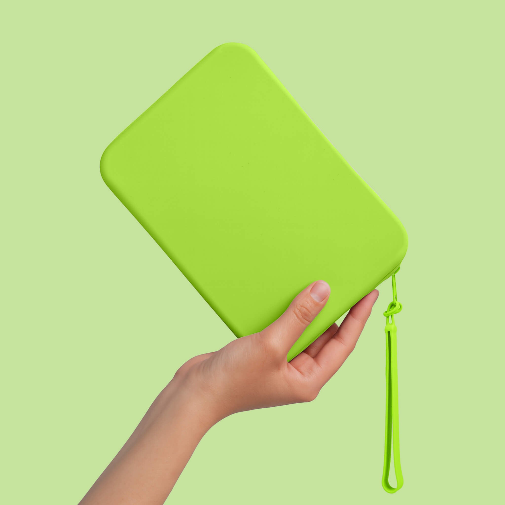 Neon Zest Strapsicle Clutch Kindle Bag with handle carrying handheld devices comfortably - Buy Kindle Accessories Direct