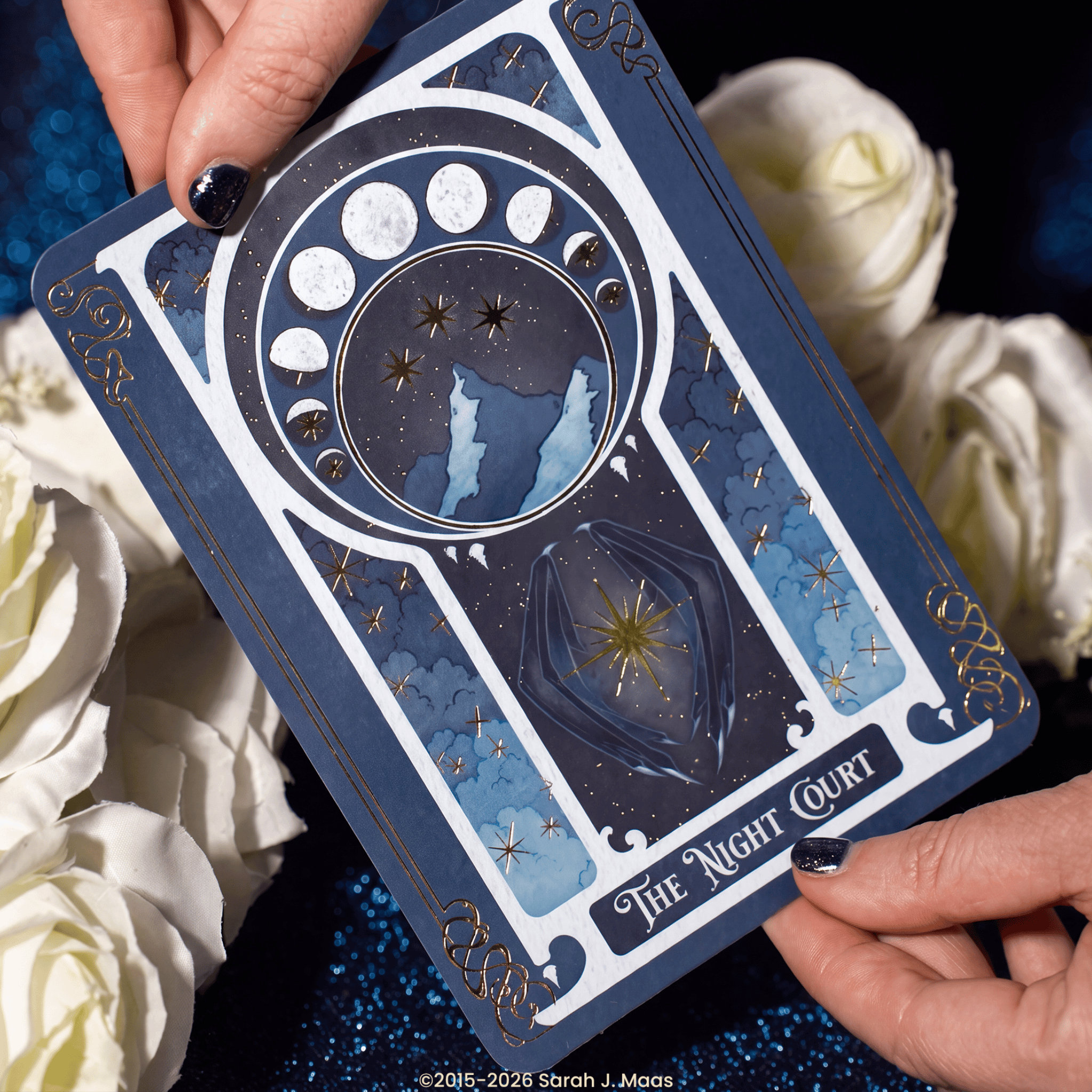 ACOTAR Night Court insert with gold metallic foil - Buy Kindle Accessories Direct