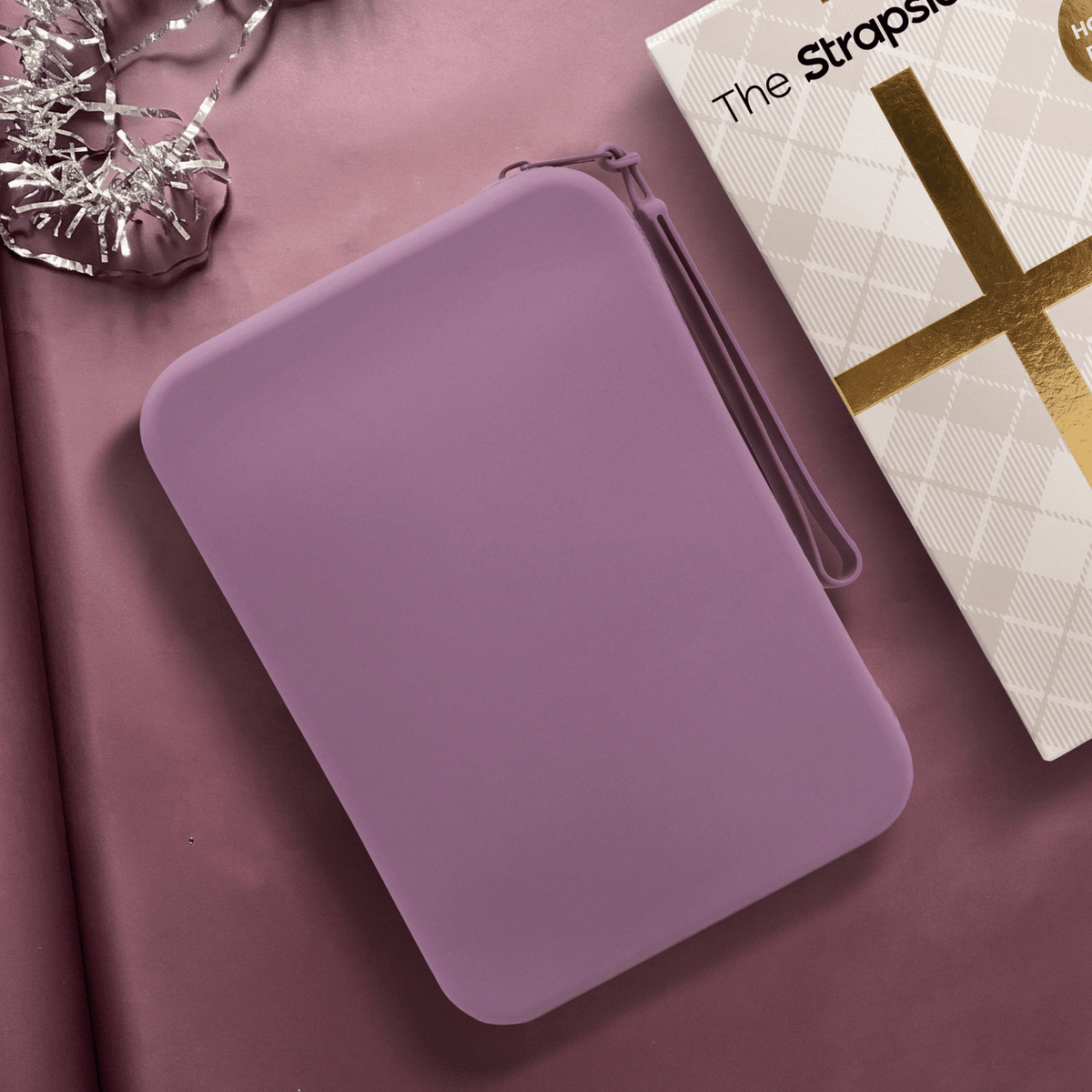 Plum Pudding Strapsicle Clutch Kindle Bag with handle carrying handheld devices comfortably - Buy Kindle Accessories Direct