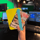 Strapsicle Neon Bolt Kindle Straps and Neon Lemon Clutch Kindle Bag with handle  - Buy Kindle Accessories Direct