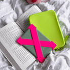 Strapsicle Neon Crush Kindle Straps and Neon Zest Clutch Kindle Bag with handle  - Buy Kindle Accessories Direct