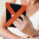Burnt Orange Kindle Straps - Set of Two | eReaders best companion for a comfy, secure grip that makes reading anywhere drop-free! - Buy Kindle Accessories Direct