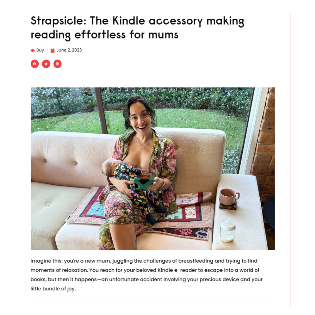 Strapsicle featured in KIDDO Mag