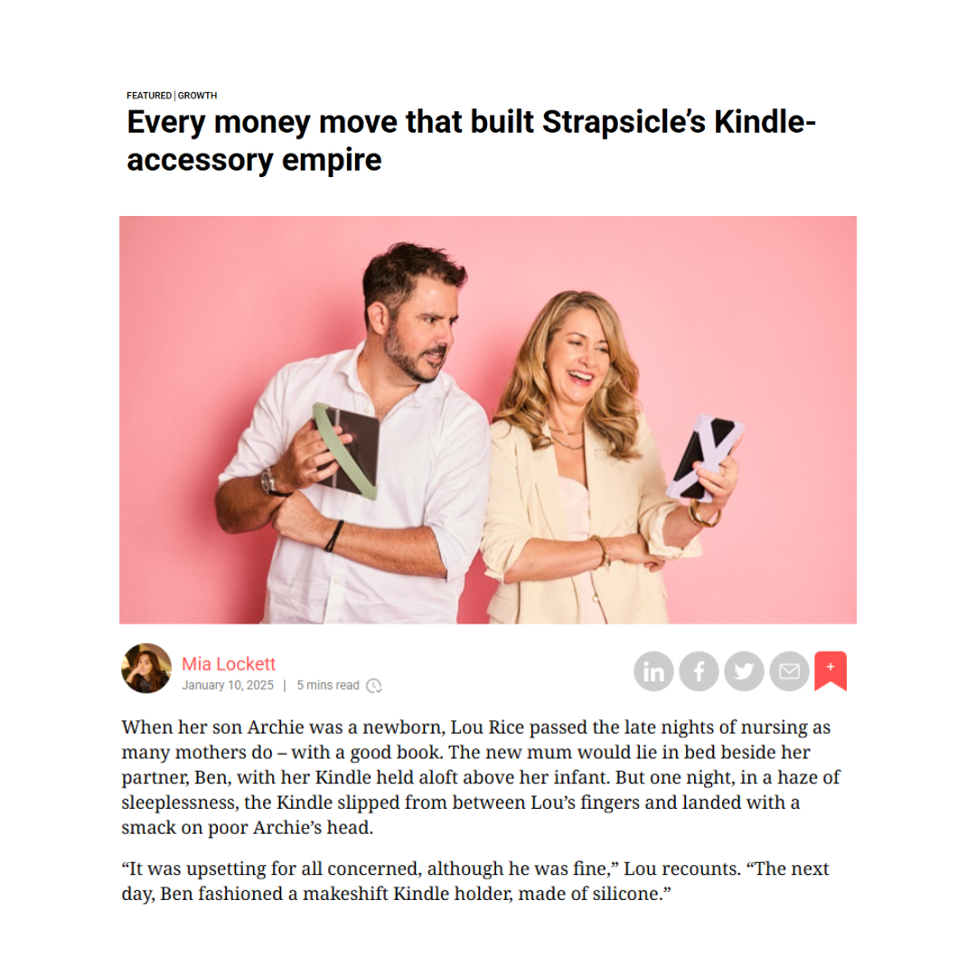 Strapsicle featured in Inside Small Business