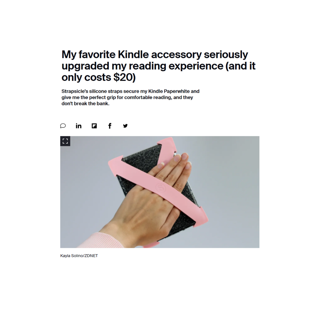 Strapsicle featured in ZDNET