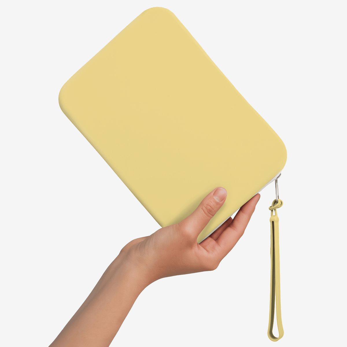 Butter Yellow Strapsicle Clutch Kindle Bag with handle carrying handheld devices comfortably - Buy Kindle Accessories Direct