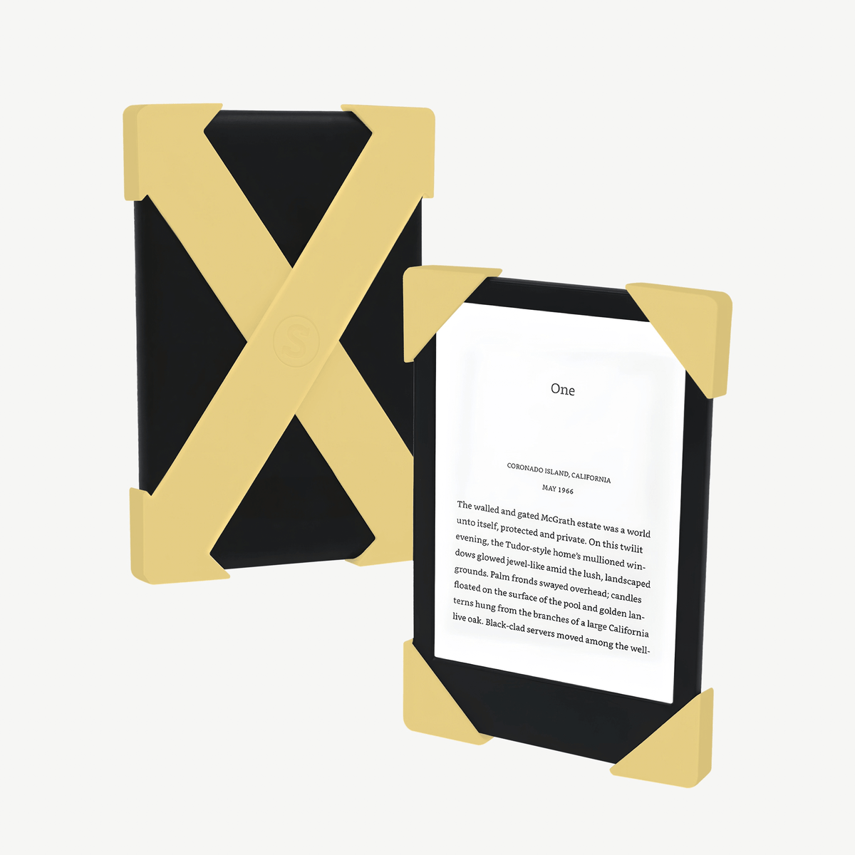 Butter Yellow Straps - Set of Two | Buy Kindle Accessories Direct