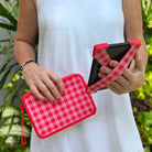 Gingham Straps & Clutch | Buy Kindle Accessories Direct