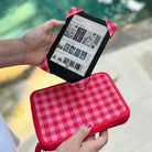 Gingham Straps & Clutch | Buy Kindle Accessories Direct
