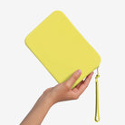 Neon Lemon Strapsicle Clutch Kindle Bag with handle carrying handheld devices comfortably - Buy Kindle Accessories Direct