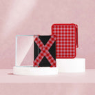 Strapsicle Gingham Kindle Straps, Gingham Clutch Kindle Bag with handle, and clear case  - Buy Kindle Accessories Direct