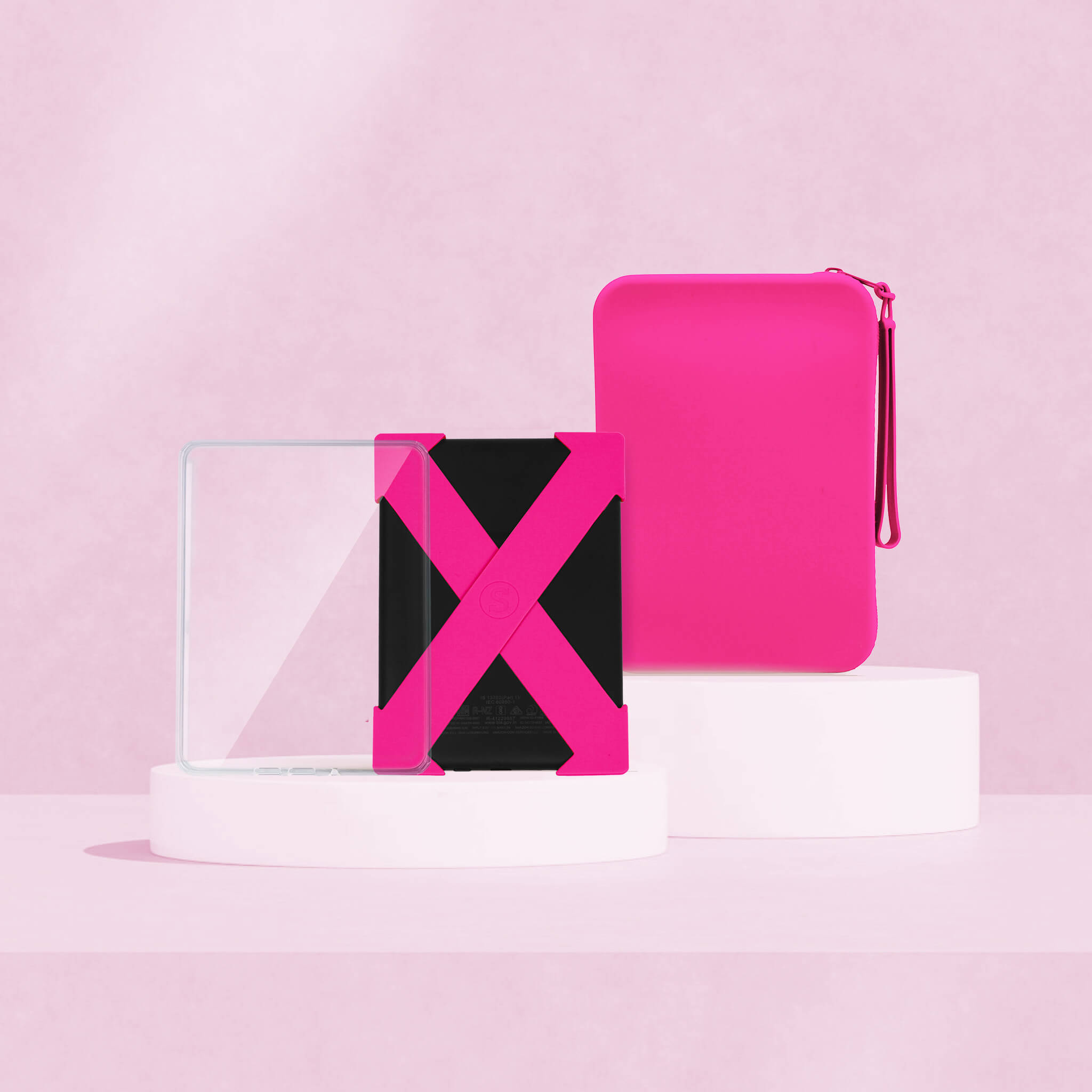 Strapsicle Neon Crush Kindle Straps,  Neon Crush Clutch Kindle Bag with handle, and clear case  - Buy Kindle Accessories Direct