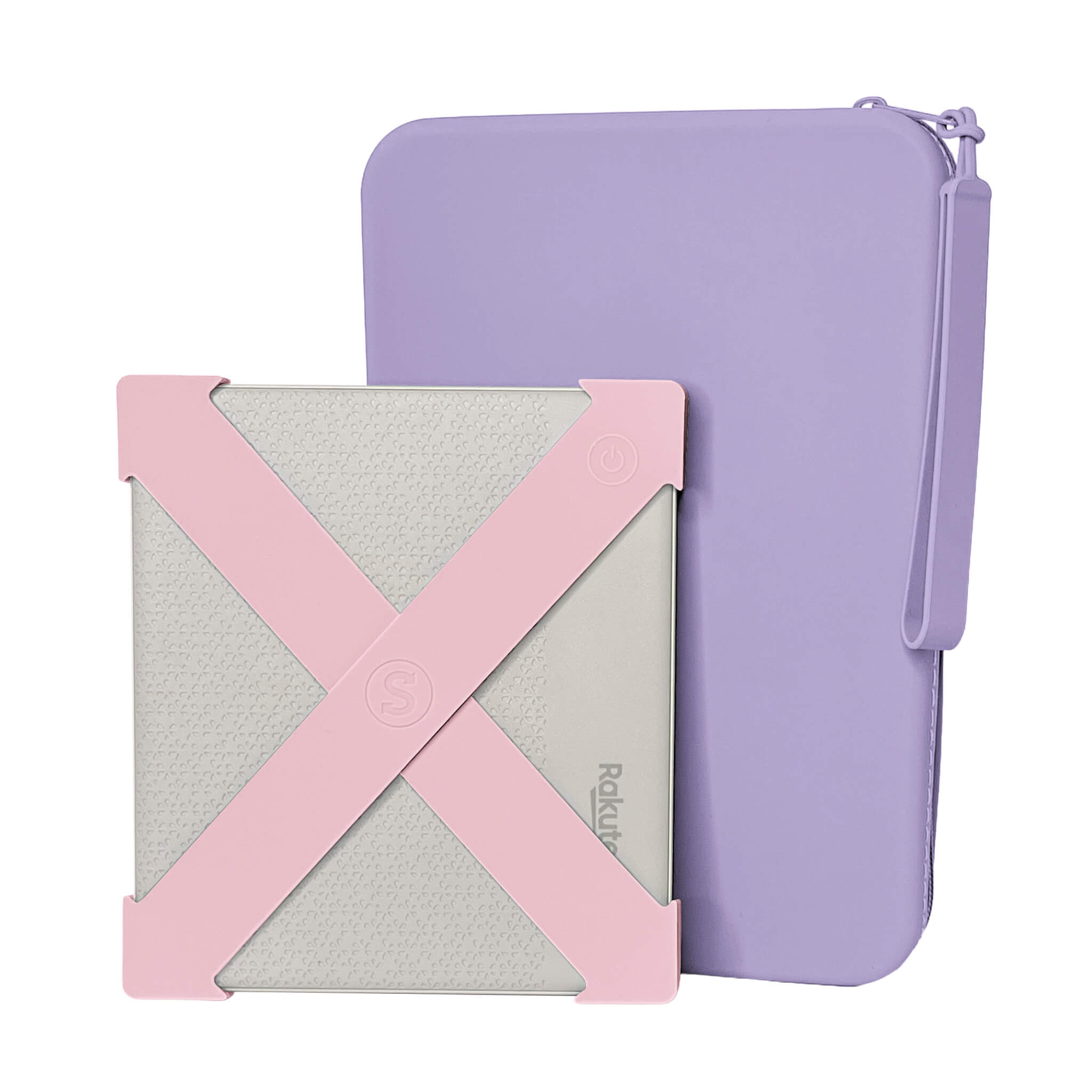 A Kobo Blush Straps and Large Lilac Clutch - Buy Kindle Accessories Direct