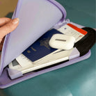 Lilac Strapsicle Large Clutch Kindle Bag with handle carrying handheld devices comfortably - Buy Kindle Accessories Direct