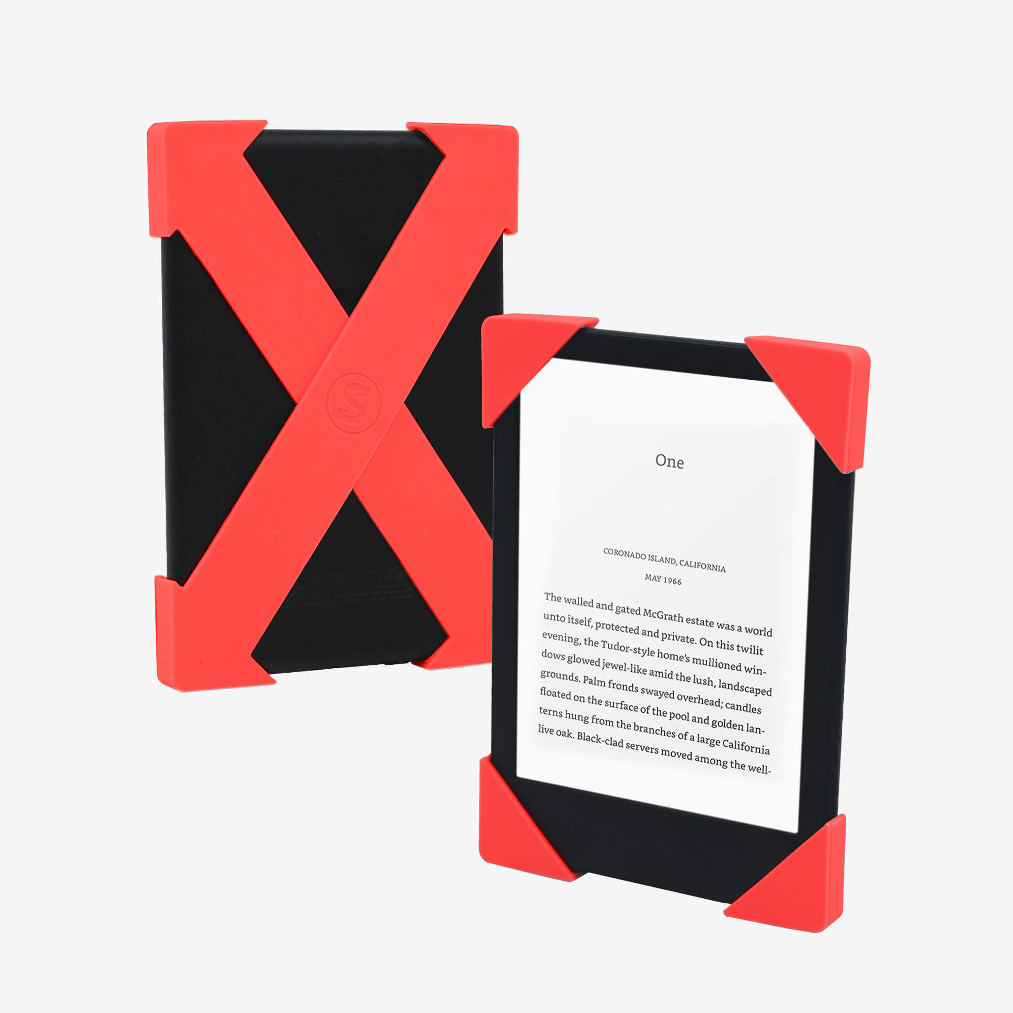 Neon Flame Kindle Straps - Set of Two | eReaders best companion for a comfy, secure grip that makes reading anywhere drop-free! - Buy Kindle Accessories Direct