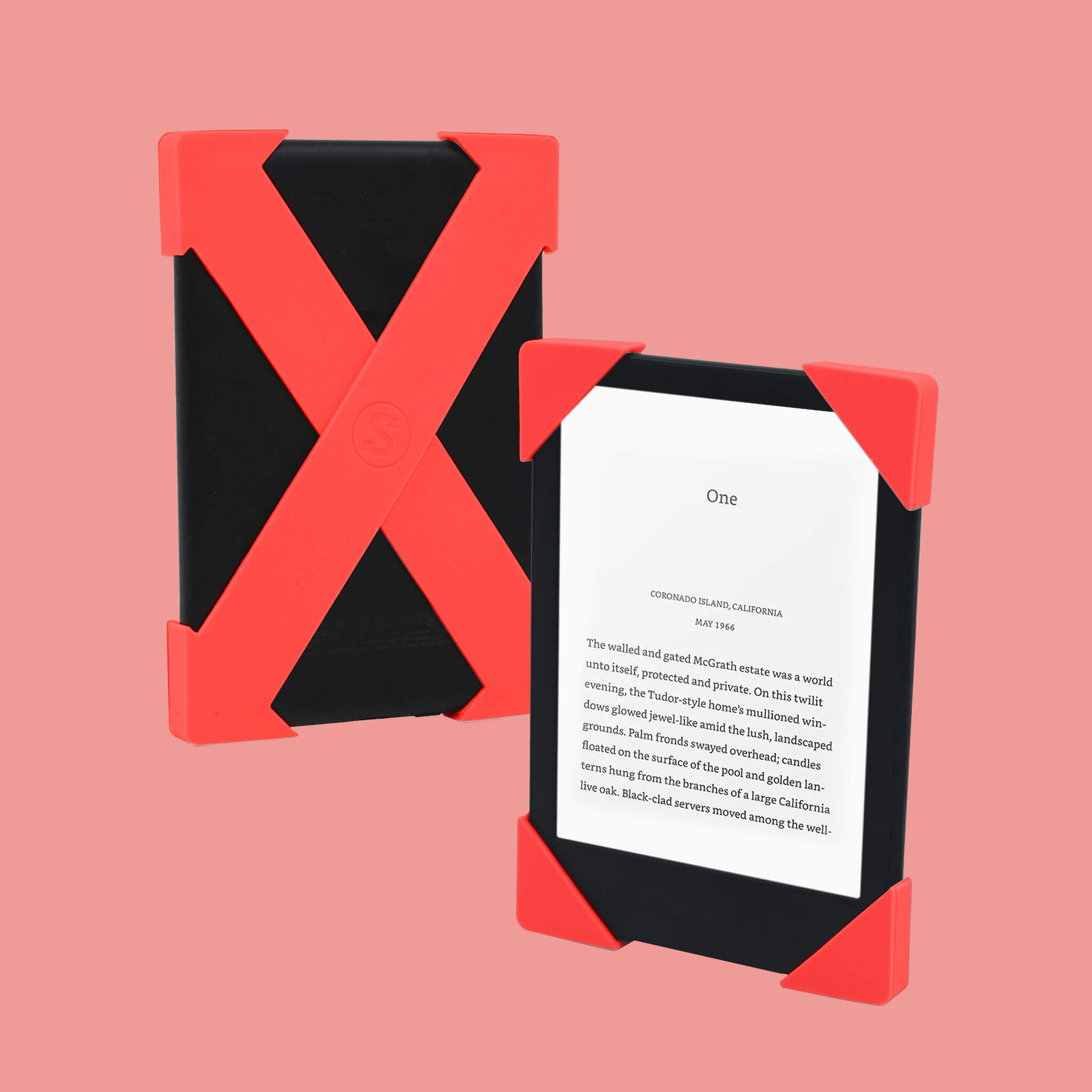 Neon Flame Kindle Straps - Set of Two | eReaders best companion for a comfy, secure grip that makes reading anywhere drop-free! - Buy Kindle Accessories Direct