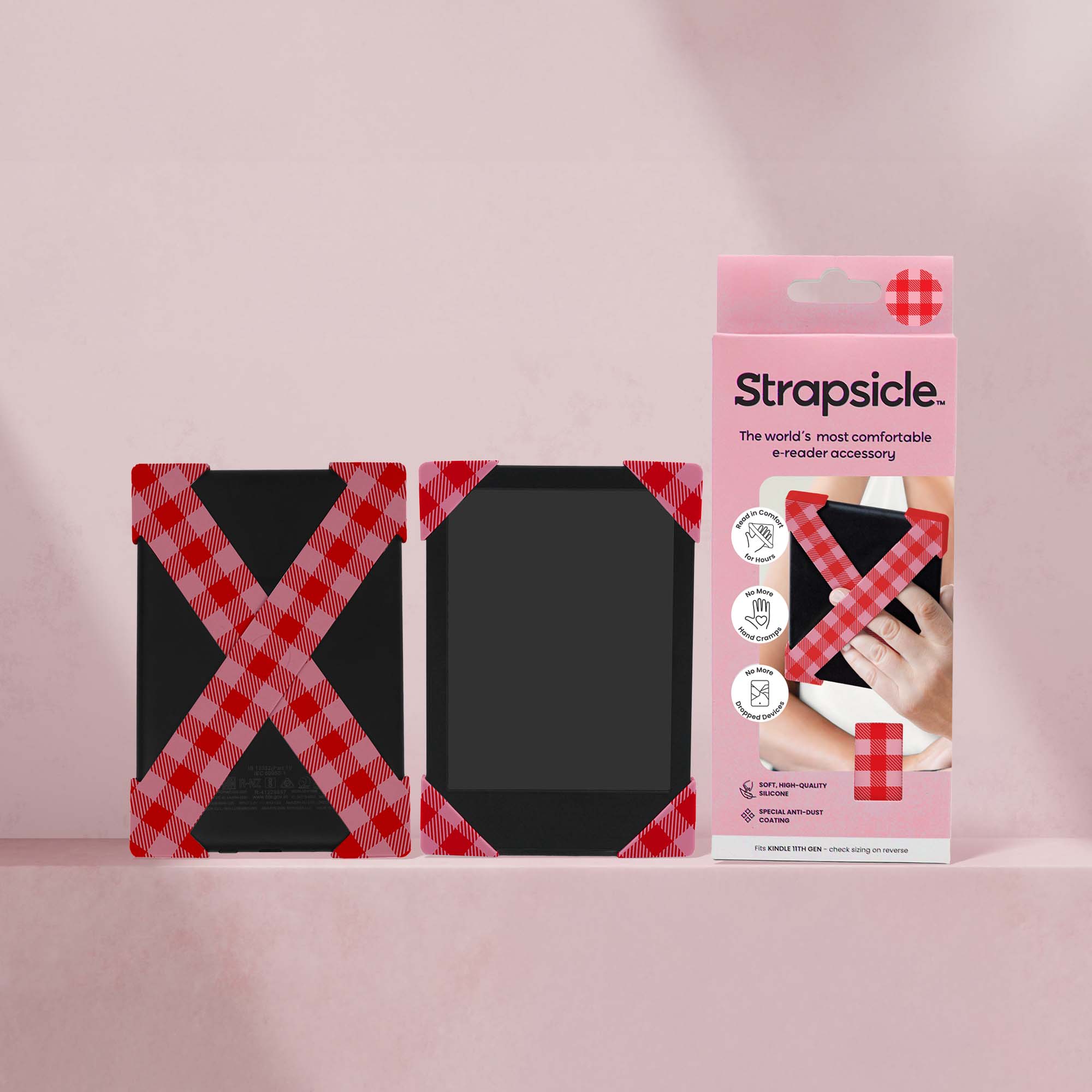 Gingham Straps - Set of Two | Buy Kindle Accessories Direct