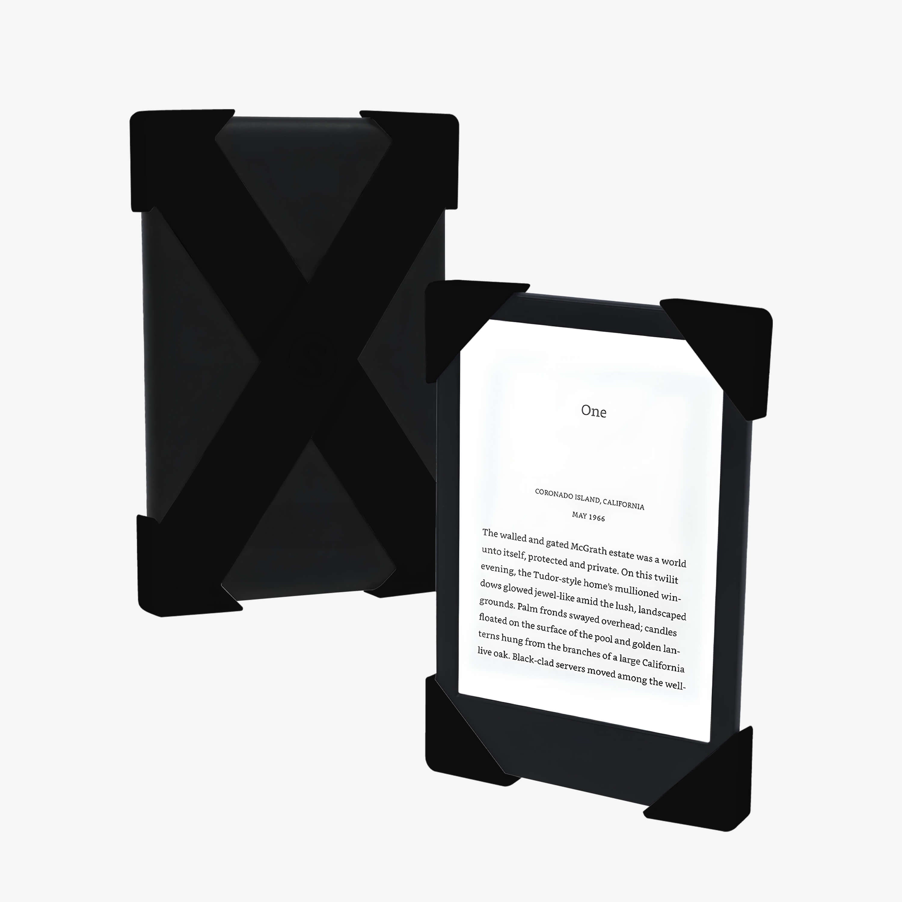 Black Straps - Set of Two | Buy Kindle Accessories Direct