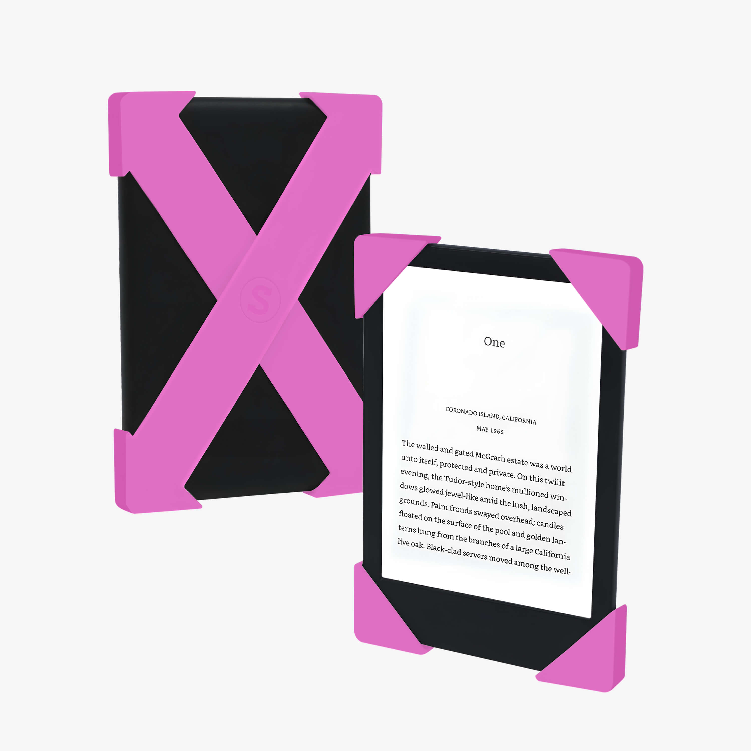 Candy Pink Straps - Set of Two | Buy Kindle Accessories Direct 