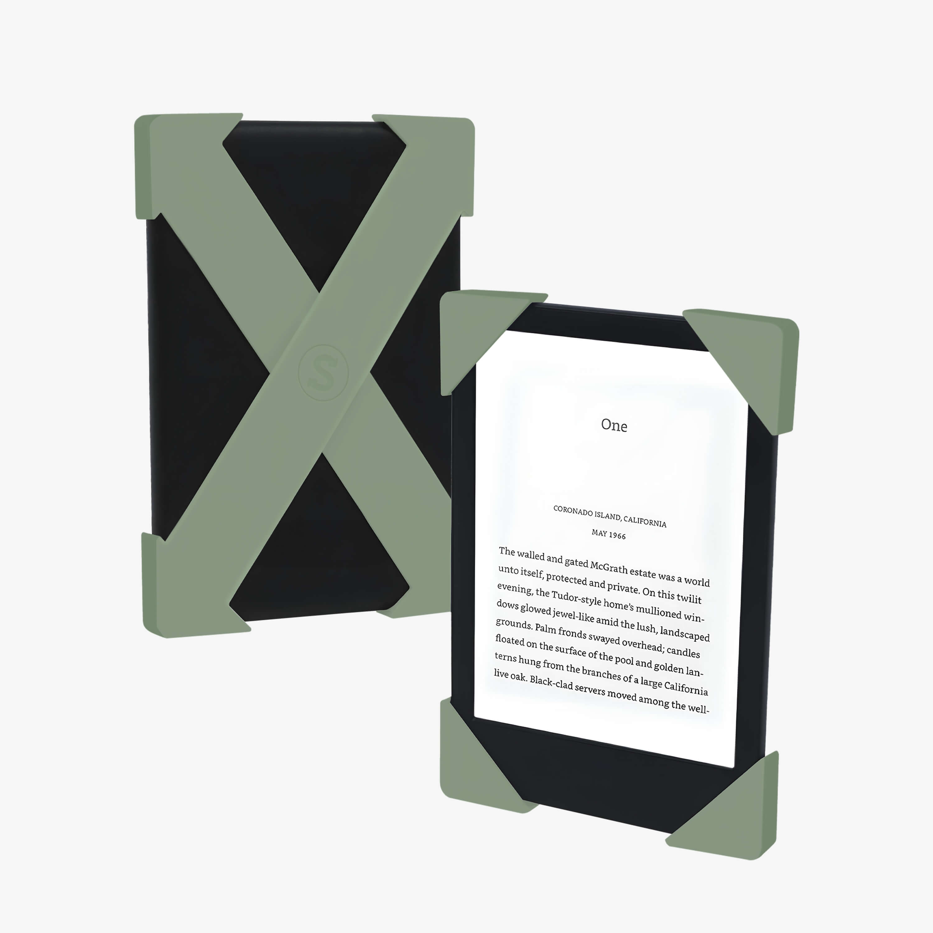 Sage Green Straps - Set of Two | Buy Kindle Accessories Direct