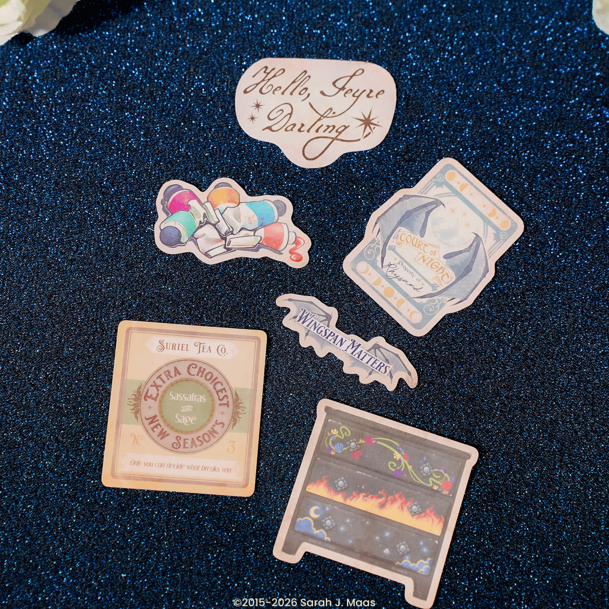 ACOTAR Starfall Collector's Edition Sticker Pack with themed stickers - Buy Kindle Accessories Direct
