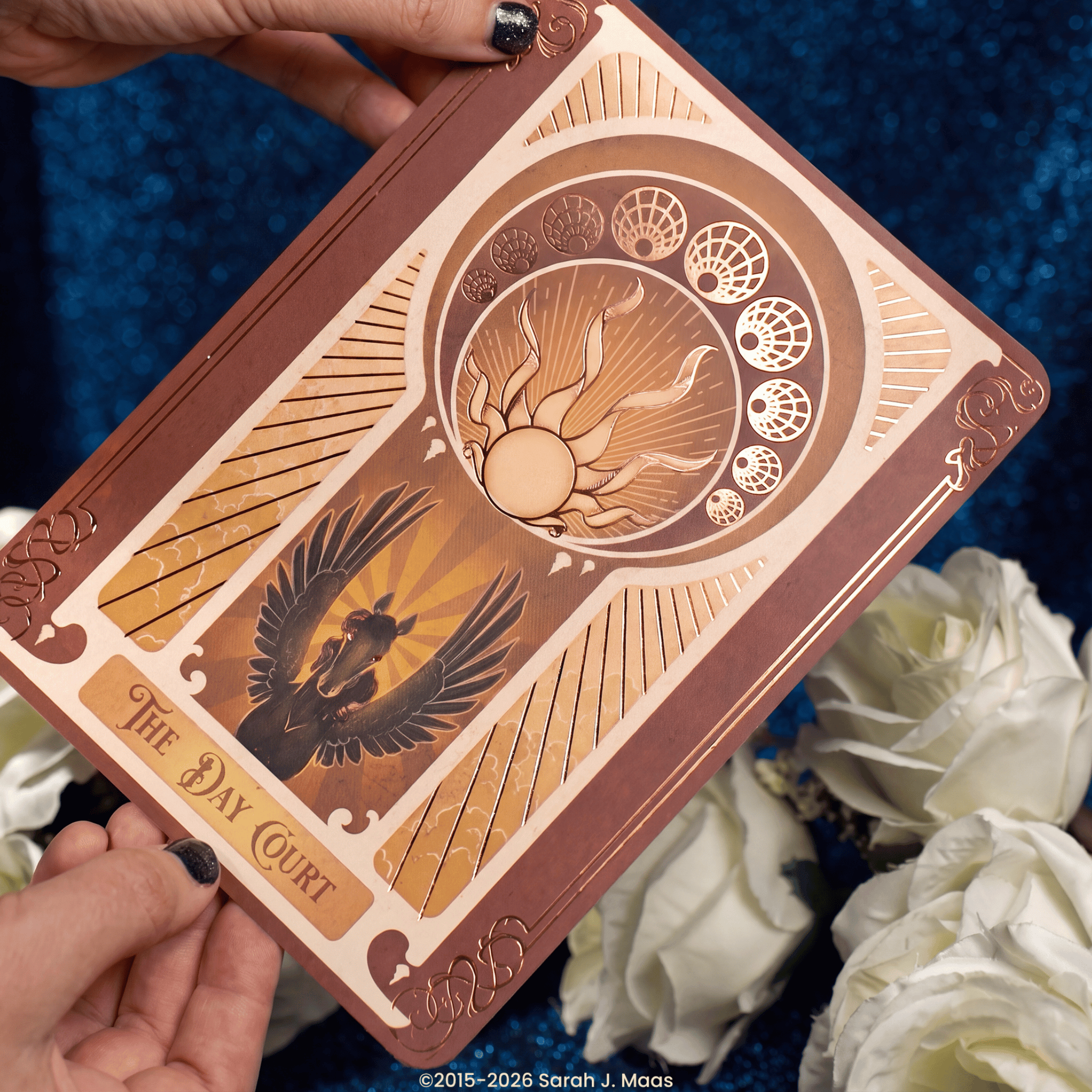 ACOTAR Day Court insert with gold metallic foil - Buy Kindle Accessories Direct