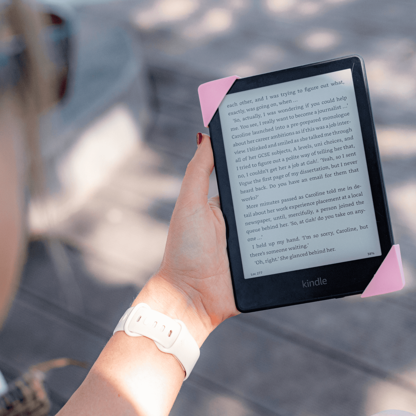 Strapsicle Kindle Accessory Blush