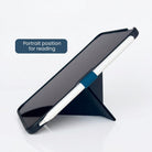 iPad mini case folded into portrait position